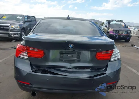 2015 BMW 320I из США, поврежденный, VIN WBA3B1C5XFK139700